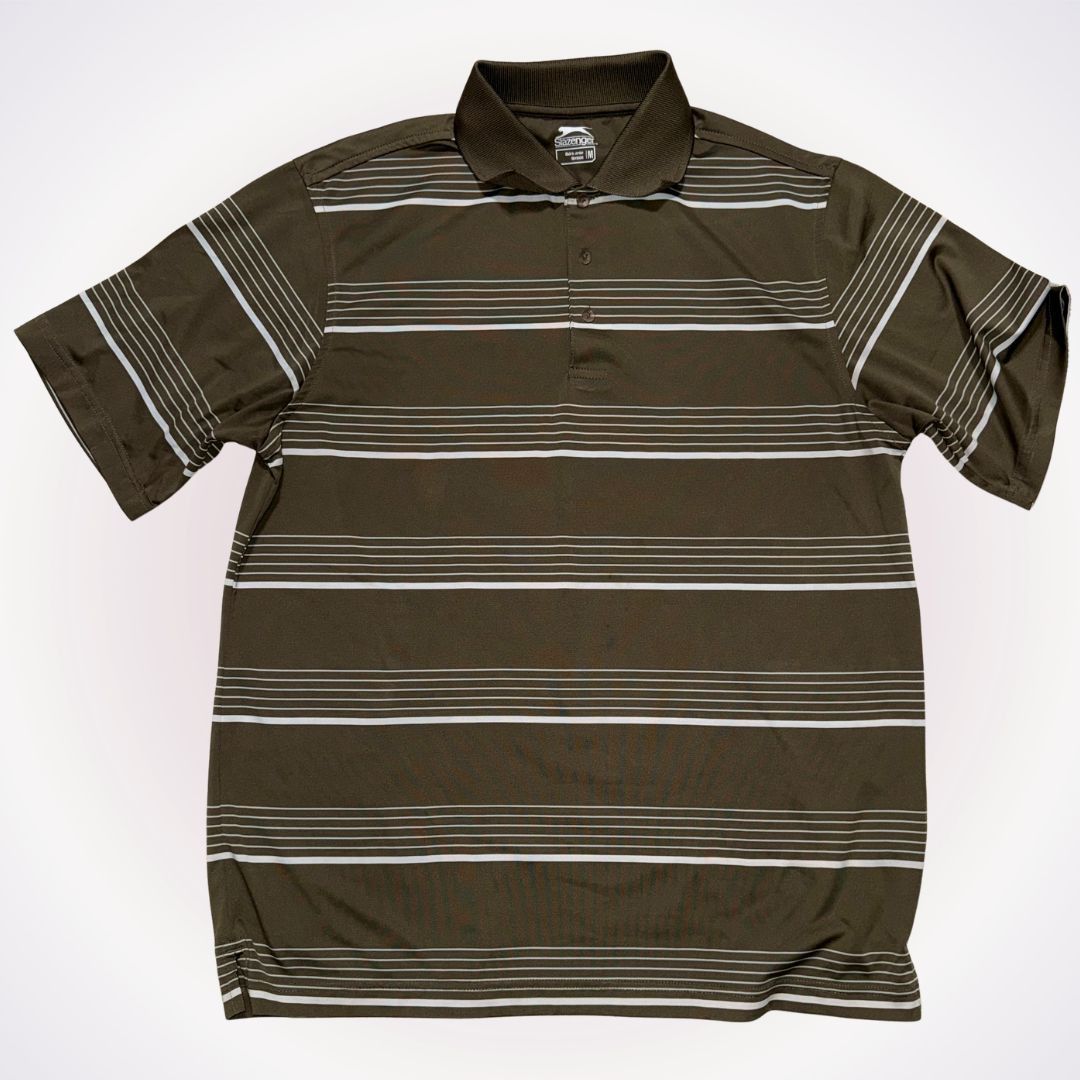 Other Slazenger Striped Performance Polo | Sz M Size US M / EU 48-50 / 2 - 1 Thumbnail