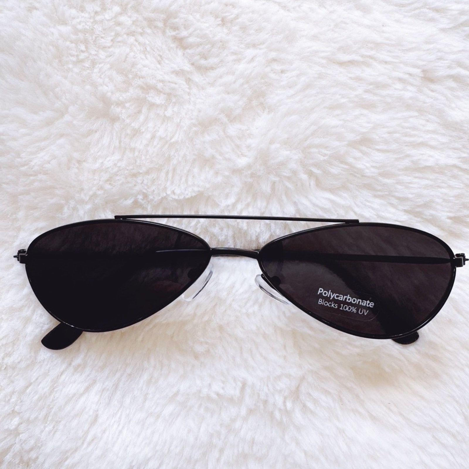 Other Carl Black Aviator Slim Sunglasses Size ONE SIZE - 1 Thumbnail