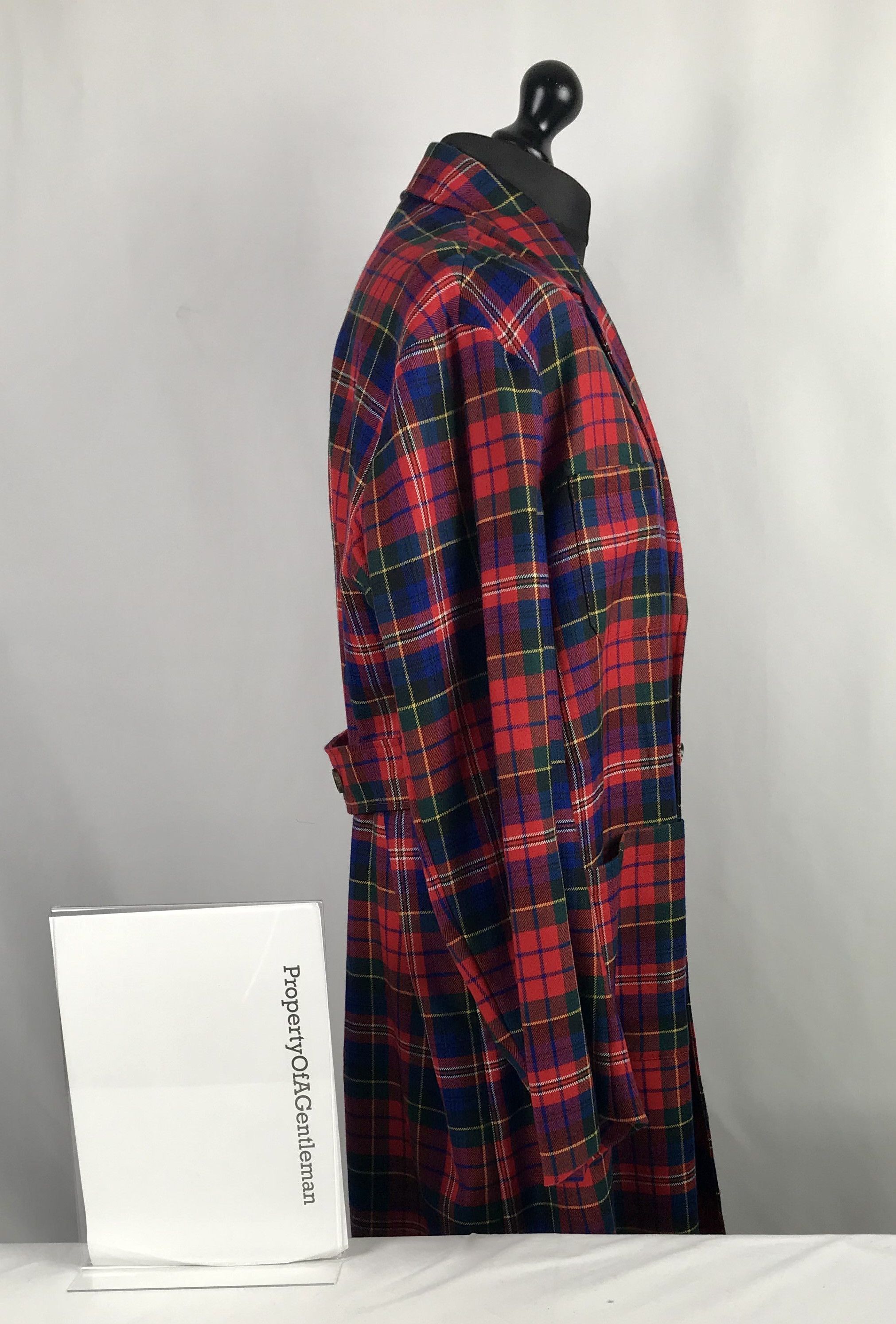 Gucci Lightweight Classic Gucci Tartan Overcoat Size US M / EU 48-50 / 2 - 8 Thumbnail