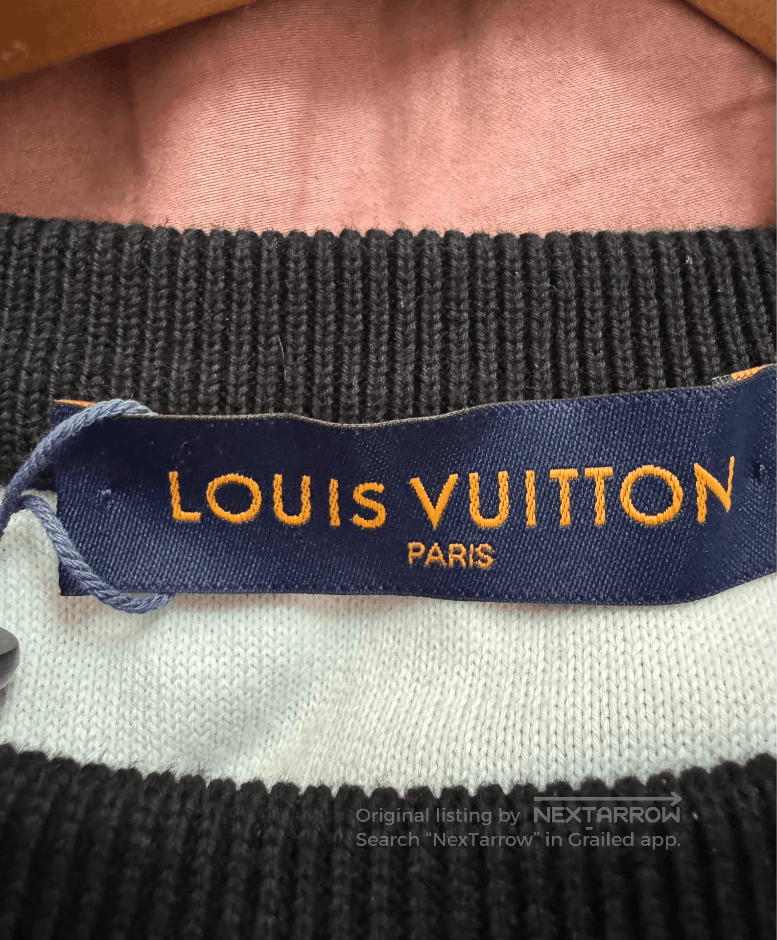 Louis Vuitton black and white gradient patterned sweater. Size US L / EU 52-54 / 3 - 3 Thumbnail
