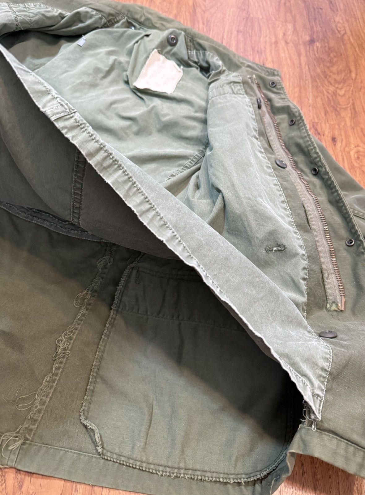 Other Vintage 1965 M-65 Military Field Jacket Army Green Lined Size US M / EU 48-50 / 2 - 5 Thumbnail