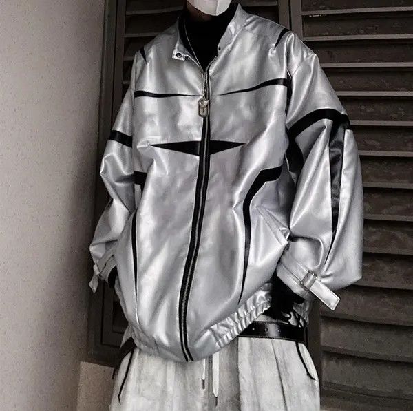 Other Higuchi x Junna STAR Metallic Silver Sporty Jacket Size US M / EU 48-50 / 2 - 5 Thumbnail