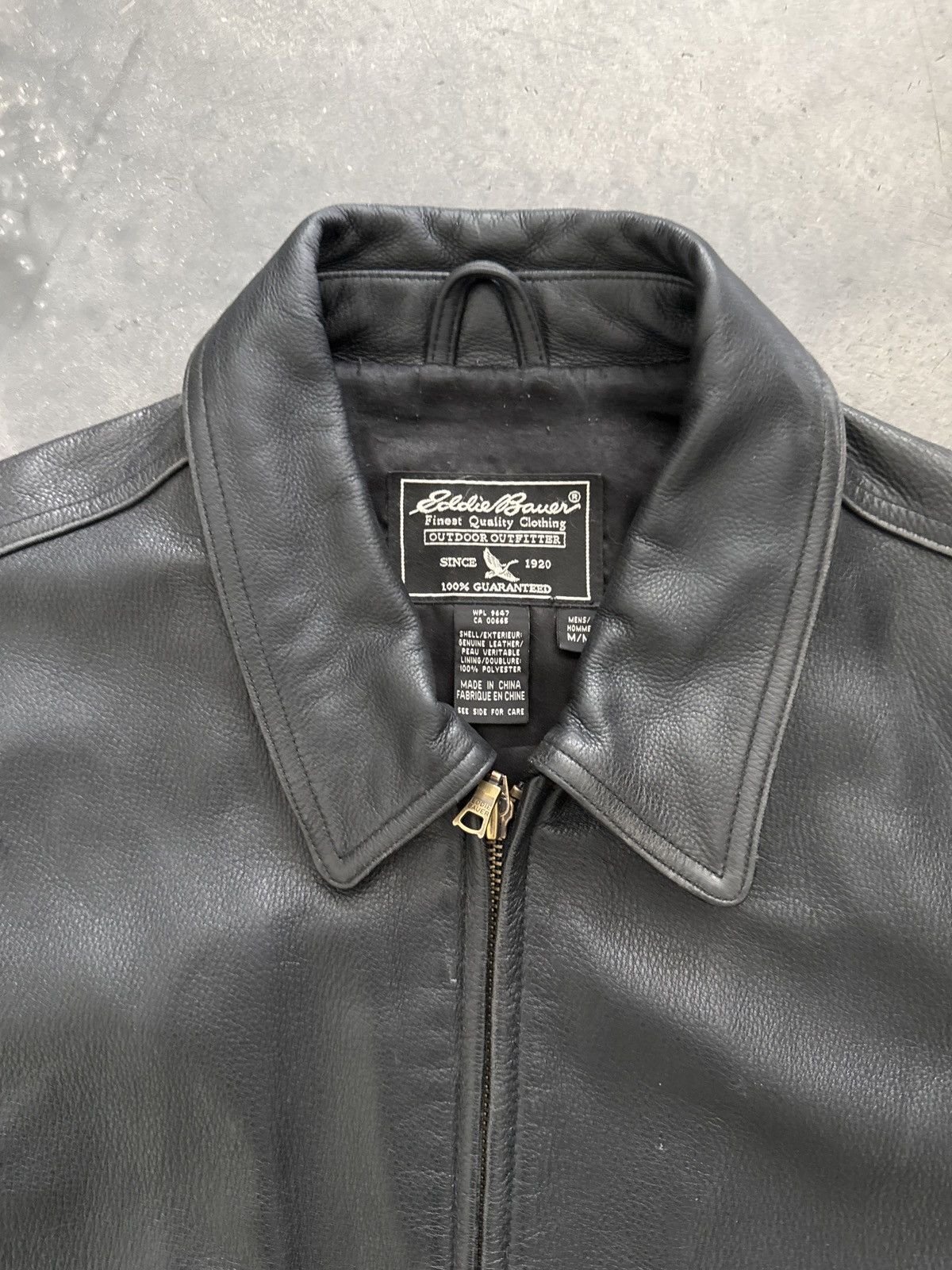 Eddie Bauer × Vintage Vintage Eddie Bauer Leather Jacket Size US M / EU 48-50 / 2 - 3 Thumbnail