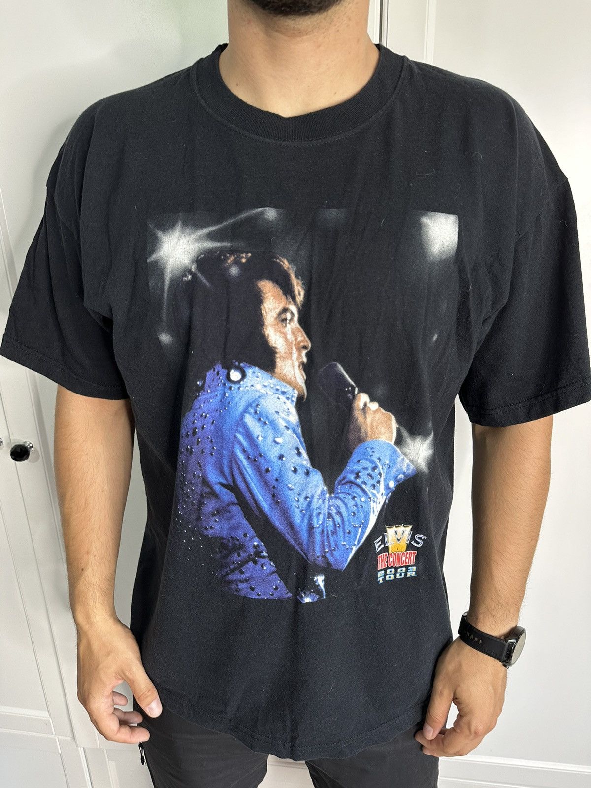 Band Tees × Vintage Vintage Elvis Presley The Concert T-shirt 2003 Size US XL / EU 56 / 4 - 1 Thumbnail