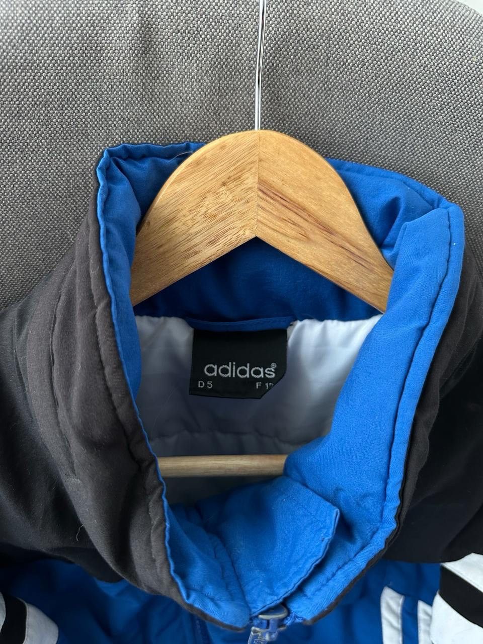 Adidas × Vintage Vintage Adidas Retro Blue 90’s Distressed Jacket Size US L / EU 52-54 / 3 - 18 Thumbnail