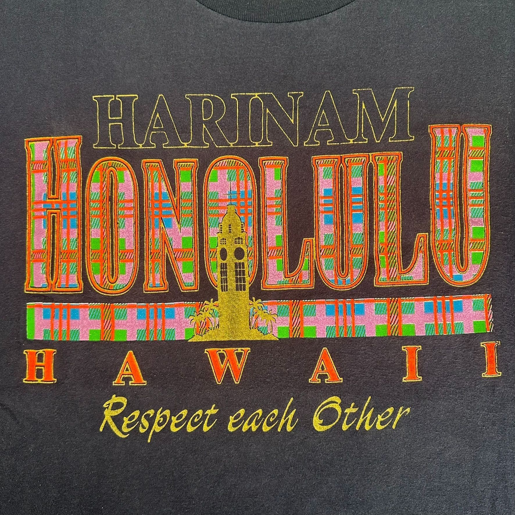 TEE JAYS Vintage 90s Honolulu Hawaii T-Shirt Tourist Single Stitch Te Size US L / EU 52-54 / 3 - 2 Thumbnail