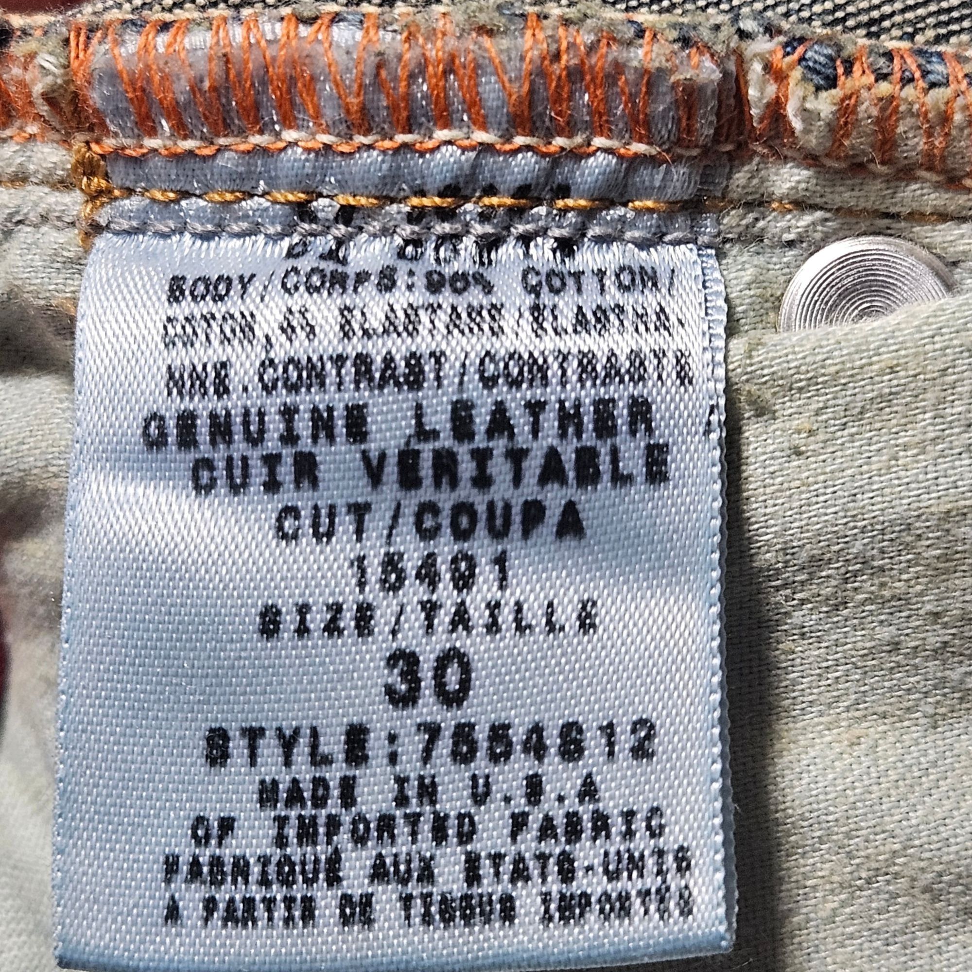 Other VTG Y2K Allen B. Women Flared Jeans Snakeskin Inset Y2K Grun Size 30" / US 8 / IT 44 - 6 Thumbnail