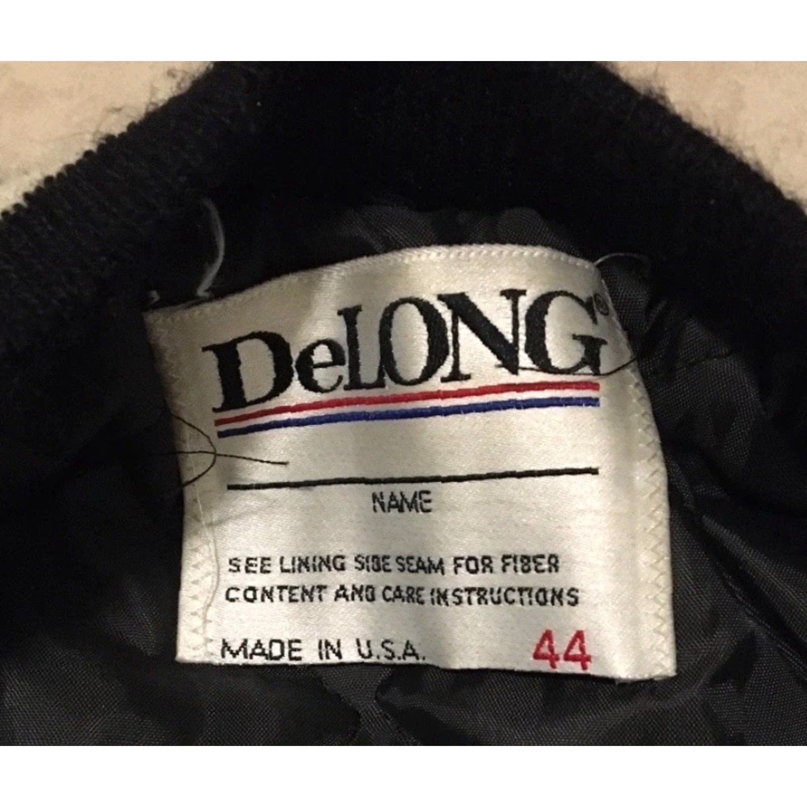 Vintage Vtg 80s Varsity Letterman Jacket 44 USA Wool Striped Men Black Cal State 80s Grunge Football School Sports University Varsity Jacket Bomber Style Size US S / EU 44-46 / 1 - 6 Thumbnail