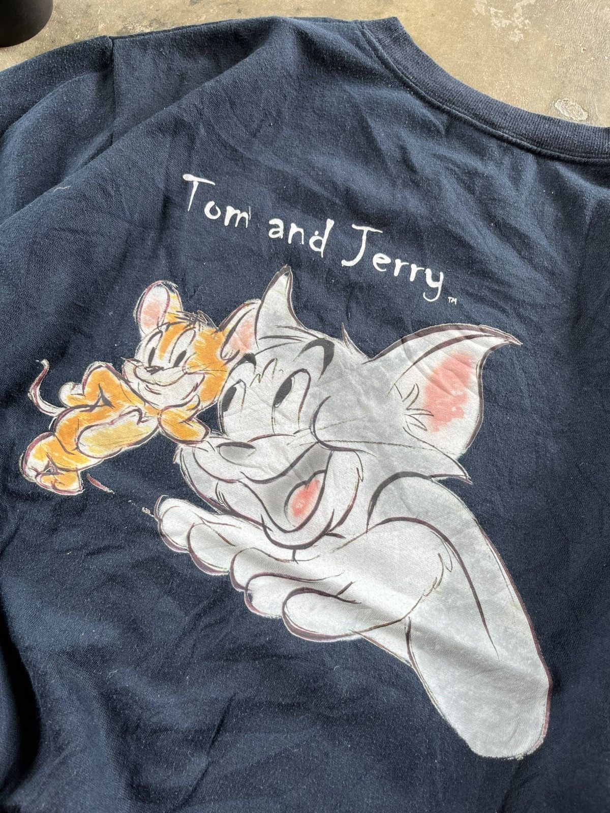 Cartoon Network × Japanese Brand ⚡️Cartoon Network Tom & Jerry Backhit Logo Sweetshirts Size US XXL / EU 58 / 5 - 2 Thumbnail