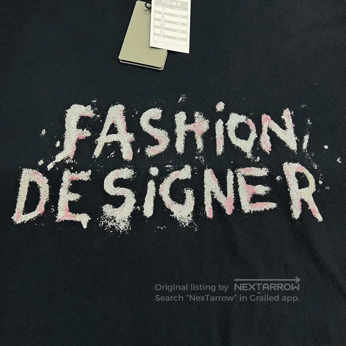 Balenciaga Balenciaga Powder-pink Shiny Letter LOGO Short Sleeve| Size US XL / EU 56 / 4 - 2 Thumbnail