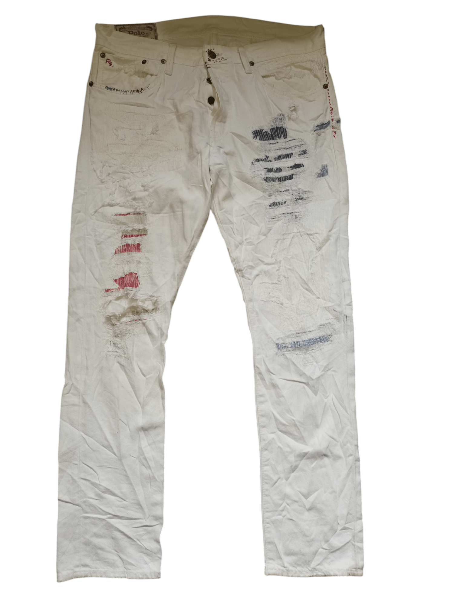 Denim & Supply Ralph Lauren × Polo Ralph Lauren Polo ralph lauren Sullivan slim distressed jeans Size US 32 / EU 48 - 1 Thumbnail