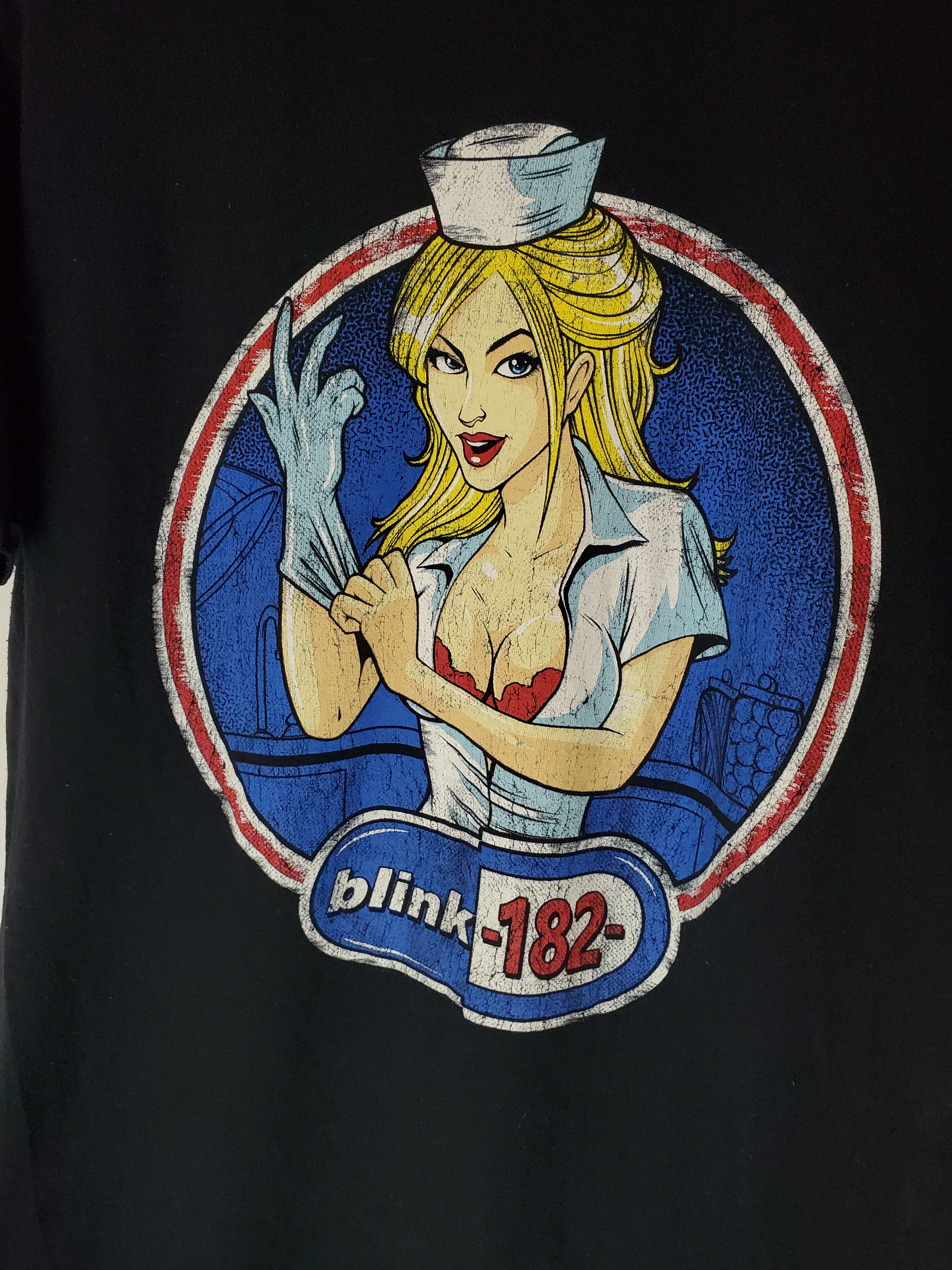Band Tees × Vintage Blink 182 - Enema Nurse - T-Shirt size M Size US M / EU 48-50 / 2 - 2 Thumbnail