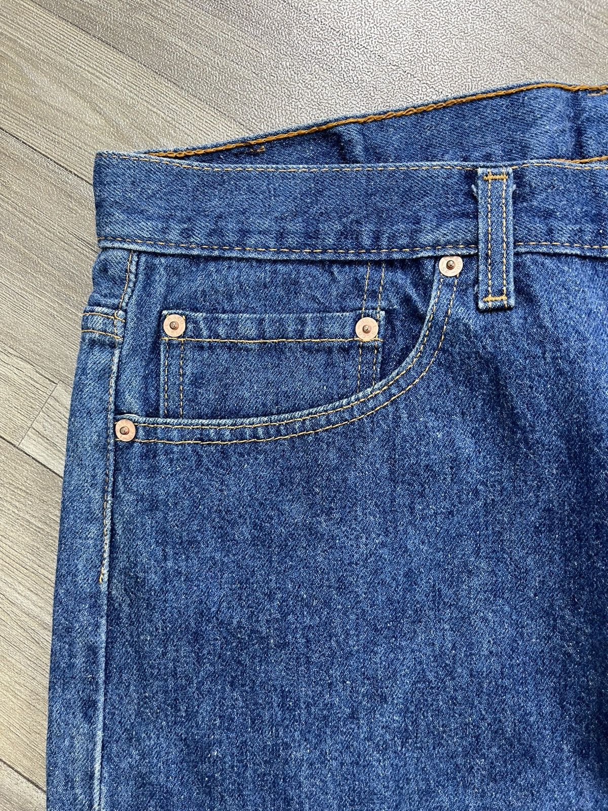 Levi's Vintage Clothing 🇺🇸1990s Vintage Levis 501XX 38x32 Straight Leg Blue Jeans Size US 38 / EU 54 - 3 Thumbnail
