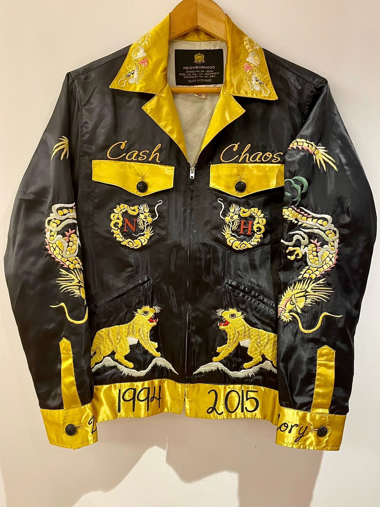 Neighborhood NEIGHBORHOOD 15ss Dragon Tiger Eagle Embroidered Satin Jkt M Size US M / EU 48-50 / 2 - 1 Thumbnail