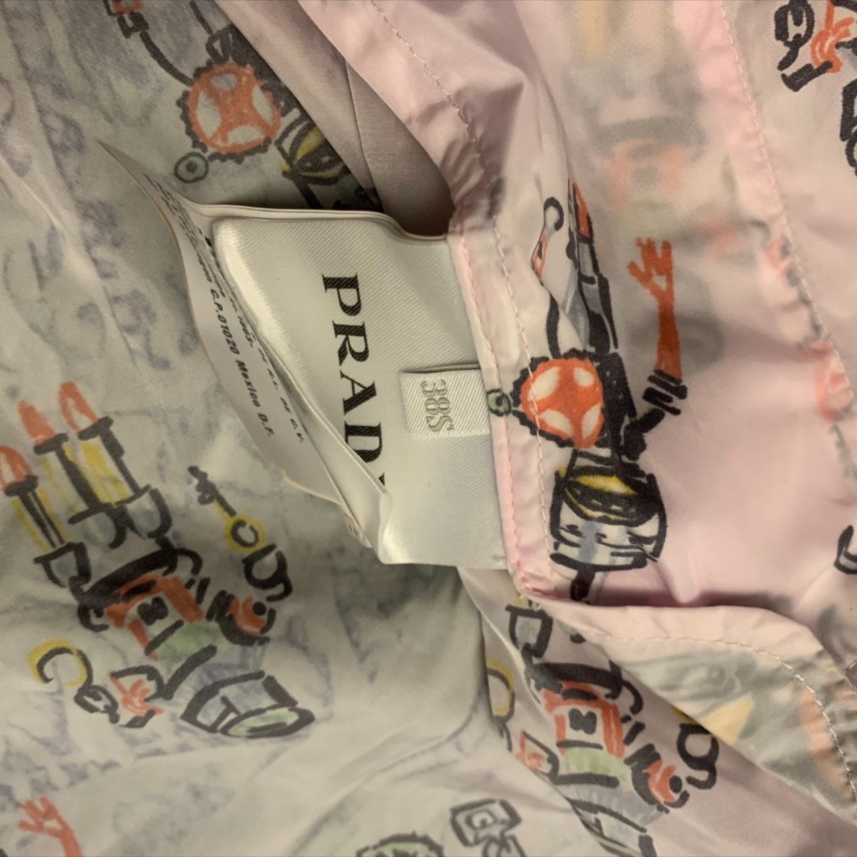 Prada PRADA Robot printed shell hooded oversized jacket Size US XS / EU 42 / 0 - 6 Thumbnail