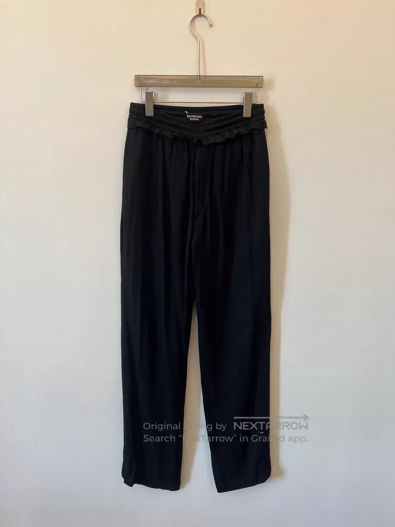 Balenciaga Balenciaga Black Elastic Waist Long Pants Size US 28 / EU 44 - 1 Thumbnail