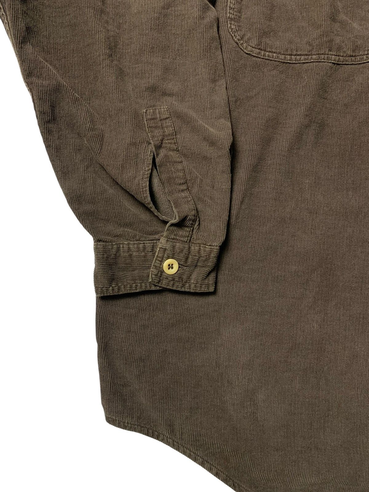 Armani 1990s Armani Jeans Double Pocket Oversized Corduroy Shirt Size US XL / EU 56 / 4 - 6 Thumbnail