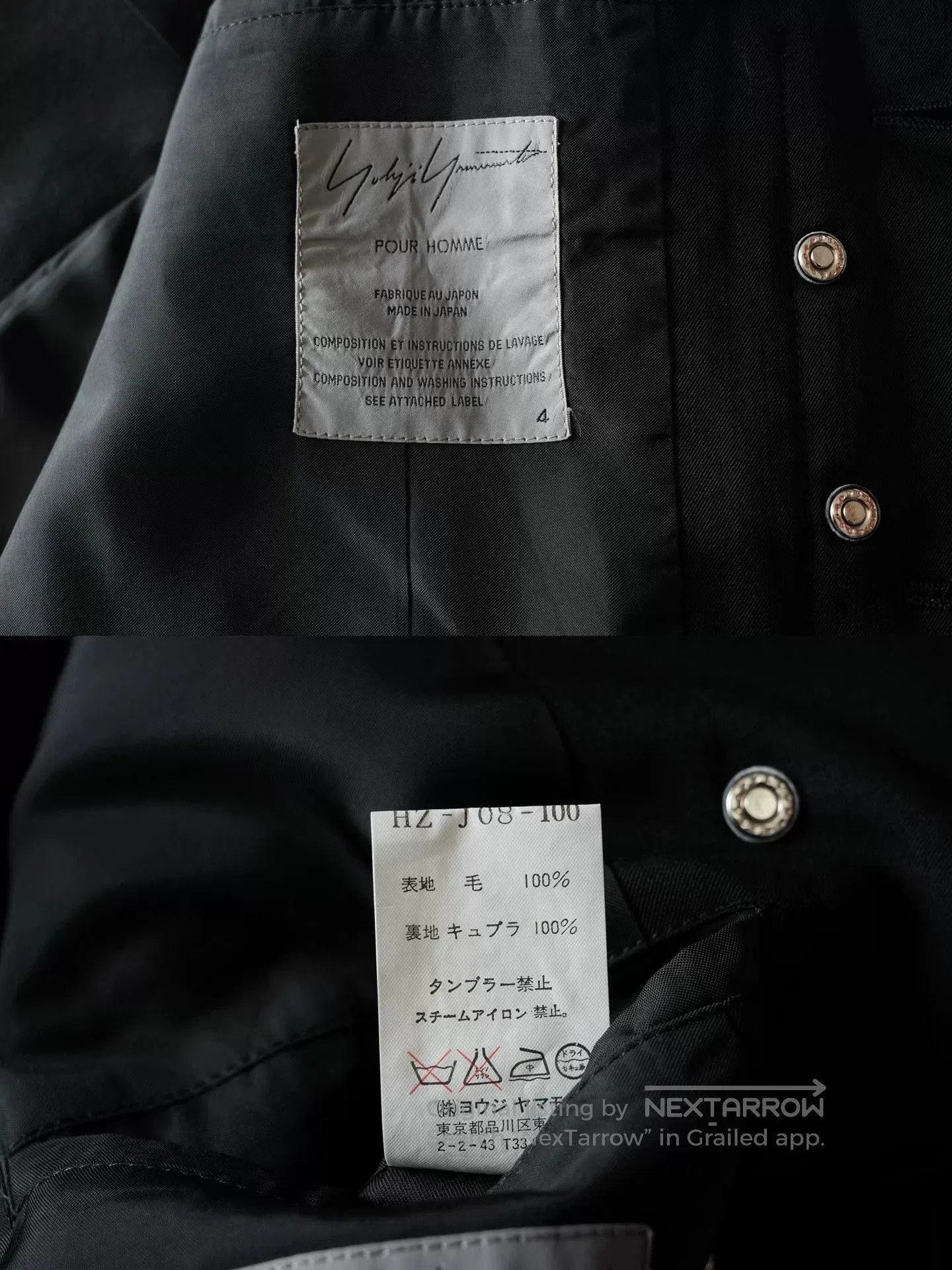 Yohji Yamamoto Yohji Yamamoto Vintage Inspired Jacket. Size US XL / EU 56 / 4 - 7 Thumbnail