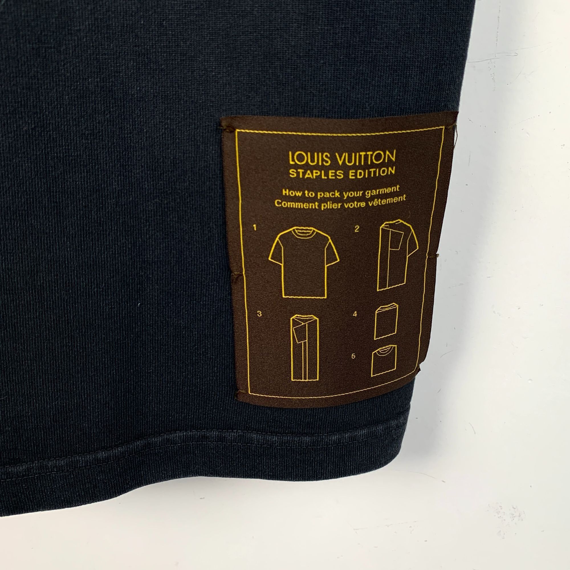 Louis Vuitton Louis Vuitton Black Cotton Round Neck Short Sleeve T-Shirt M Size M / US 6-8 / IT 42-44 - 5 Thumbnail