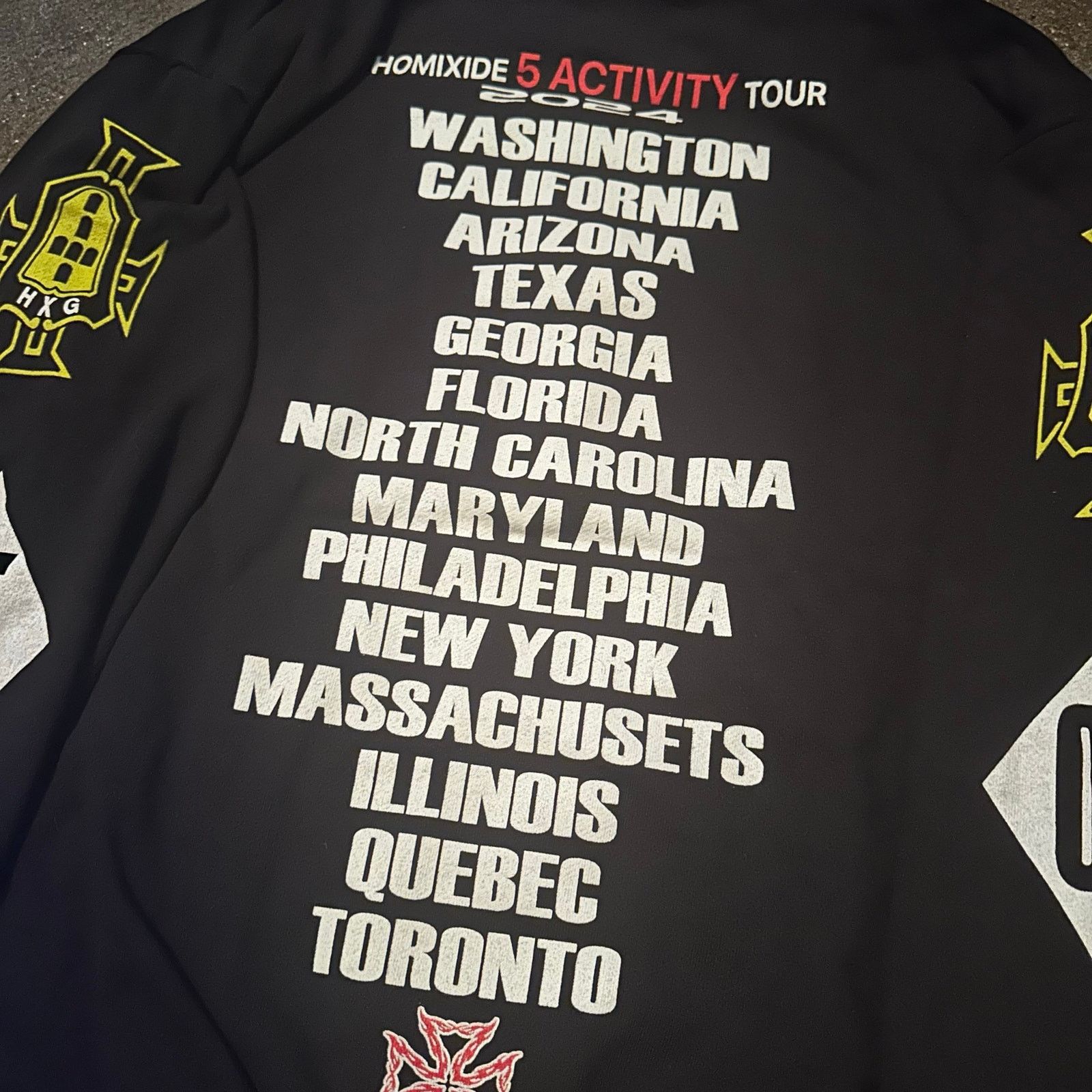 Playboi Carti HXG Homixide gang Homixide 5 activity 2024 merch hoodie Size US M / EU 48-50 / 2 - 5 Thumbnail