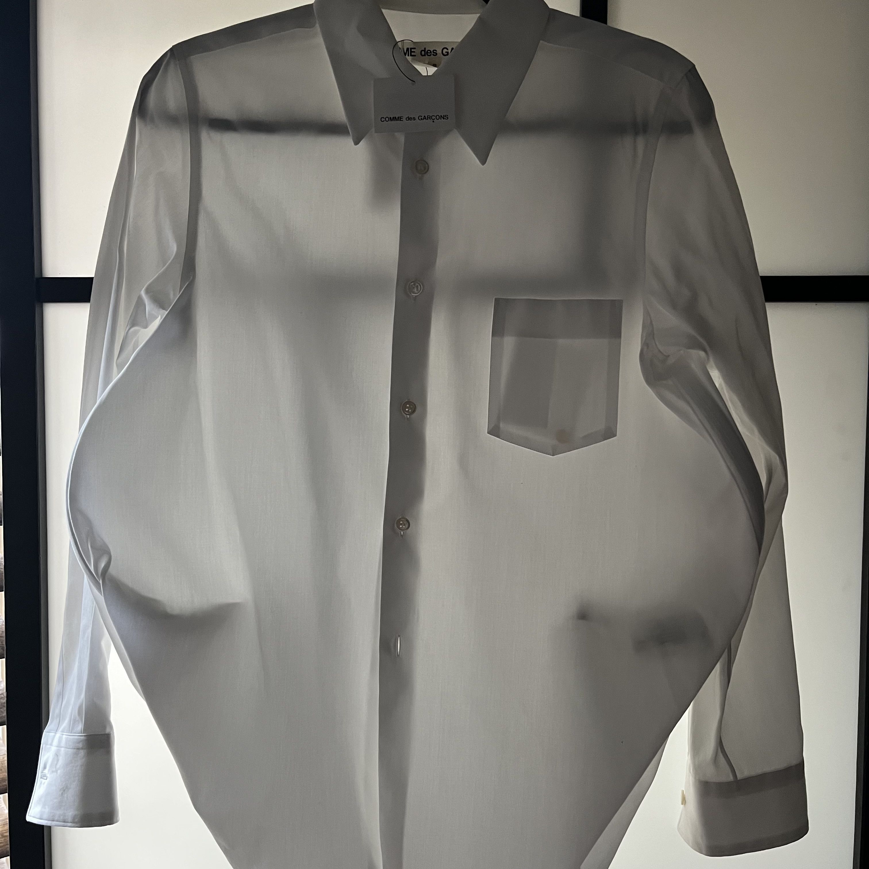Comme des Garcons Comme des Garcons structured white shirt Size S / US 4 / IT 40 - 1 Thumbnail