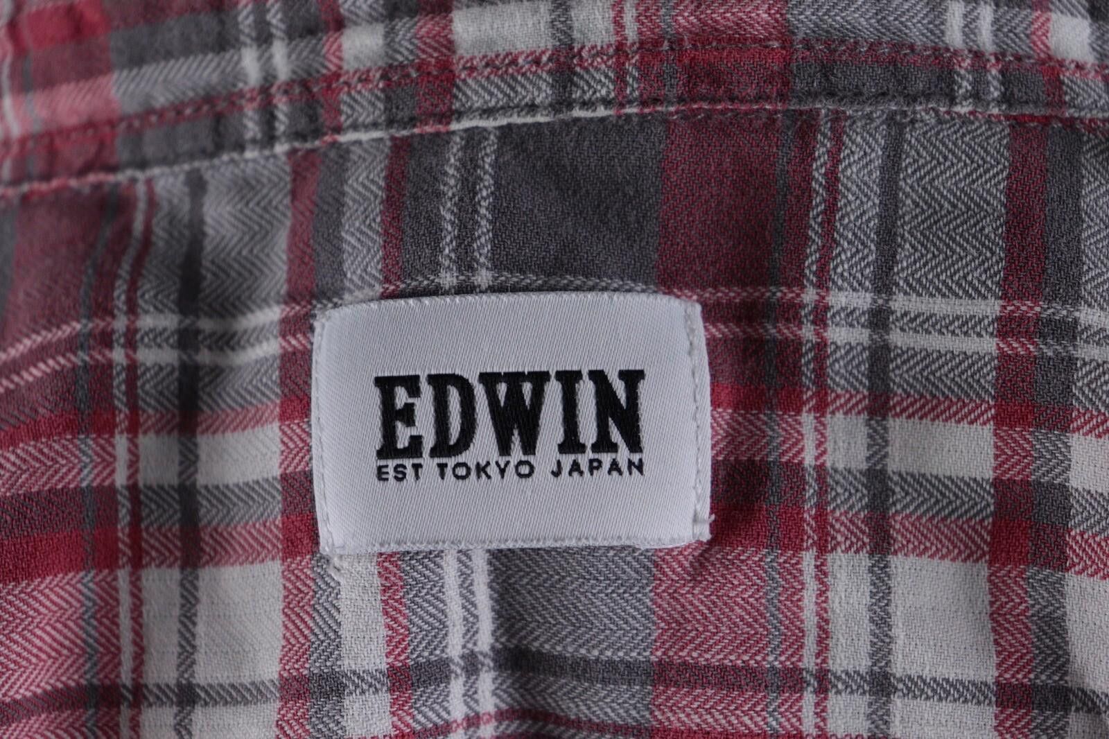 Edwin EDWIN Labour Multicolor Check Palid Flannel Shirt Size M Size US M / EU 48-50 / 2 - 10 Thumbnail