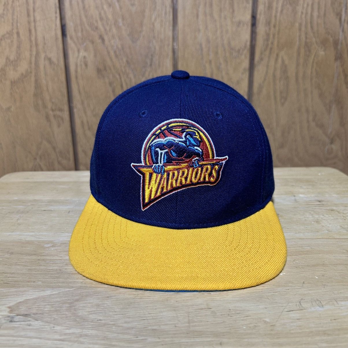 Mitchell & Ness Golden State Warriors Snapback Hat Cap NBA Mitchell & Ness Size ONE SIZE - 1 Thumbnail