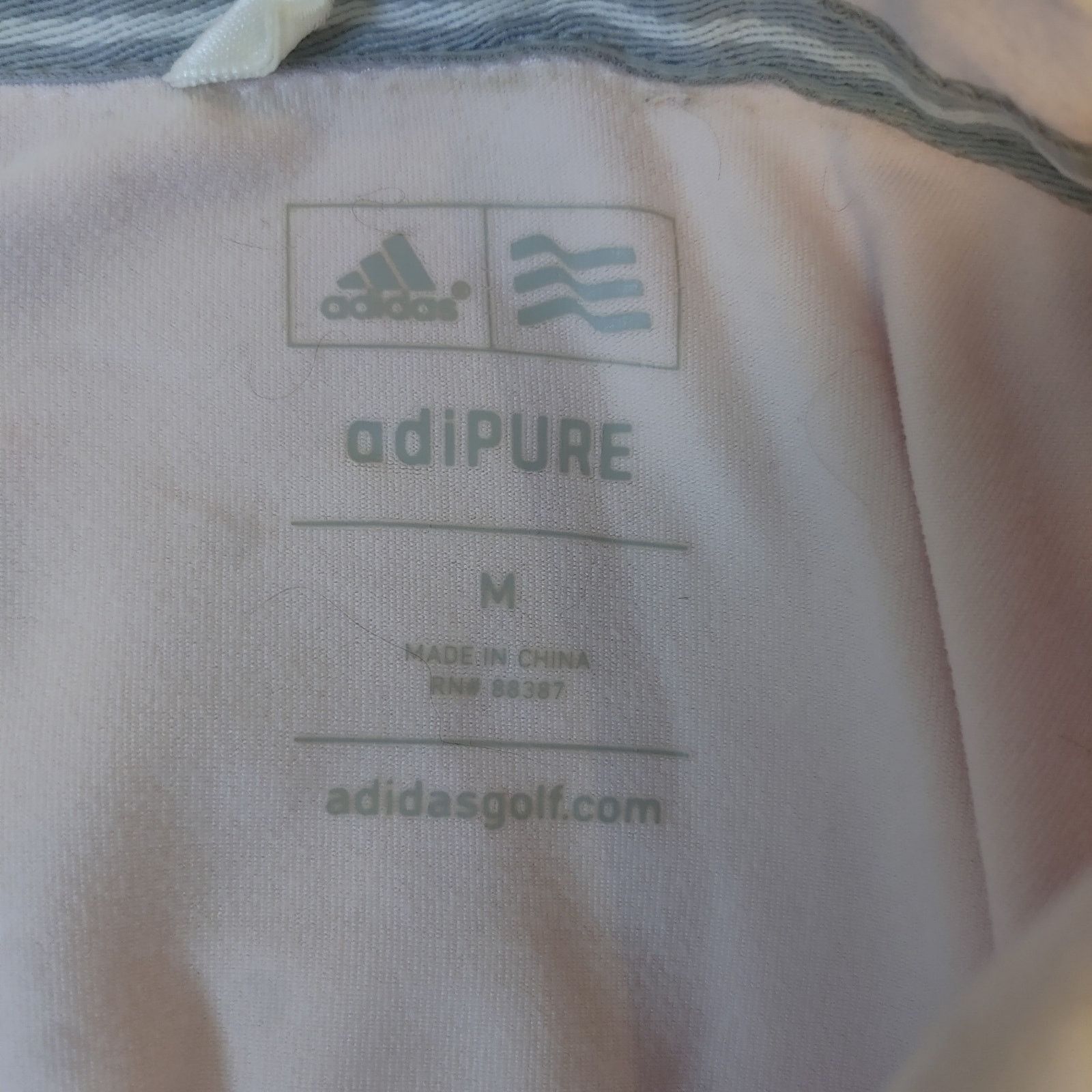 Adidas Adidas AdiPure Women M Light Pink/White Sleeveless Golf Top Size M / US 6-8 / IT 42-44 - 4 Thumbnail
