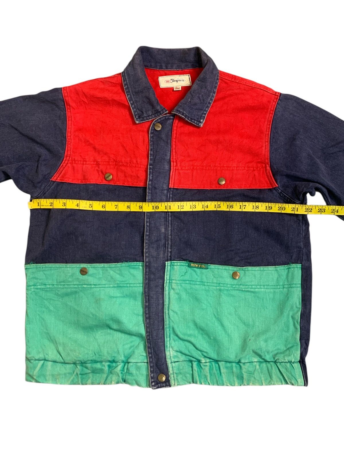 Japanese Brand Rare Design Vintage Tayua New Style Denim Jackets Size US L / EU 52-54 / 3 - 9 Thumbnail