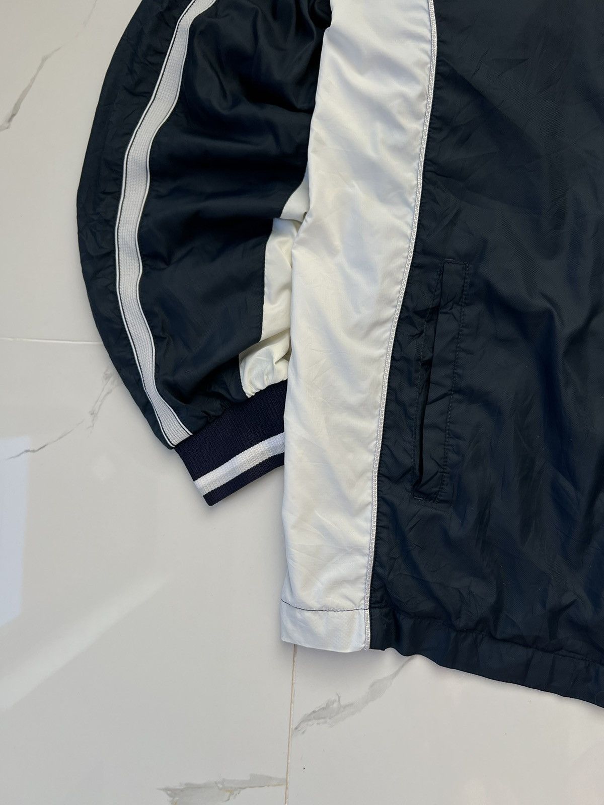 Nike × Vintage 90's NIKE MULTI SWOOSH RARE RETRO TRACK JACKET Y2K GORPCORE Size US XL / EU 56 / 4 - 7 Thumbnail