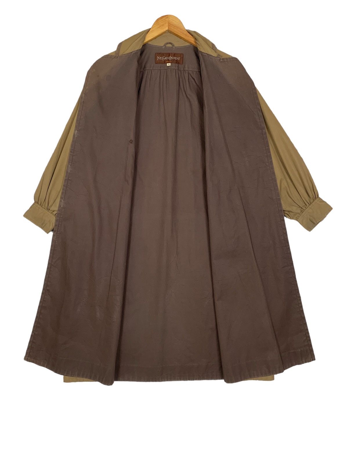 Yves Saint Laurent Yves Saint Laurent Designer Luxury Long Coat Size S / US 4 / IT 40 - 6 Thumbnail
