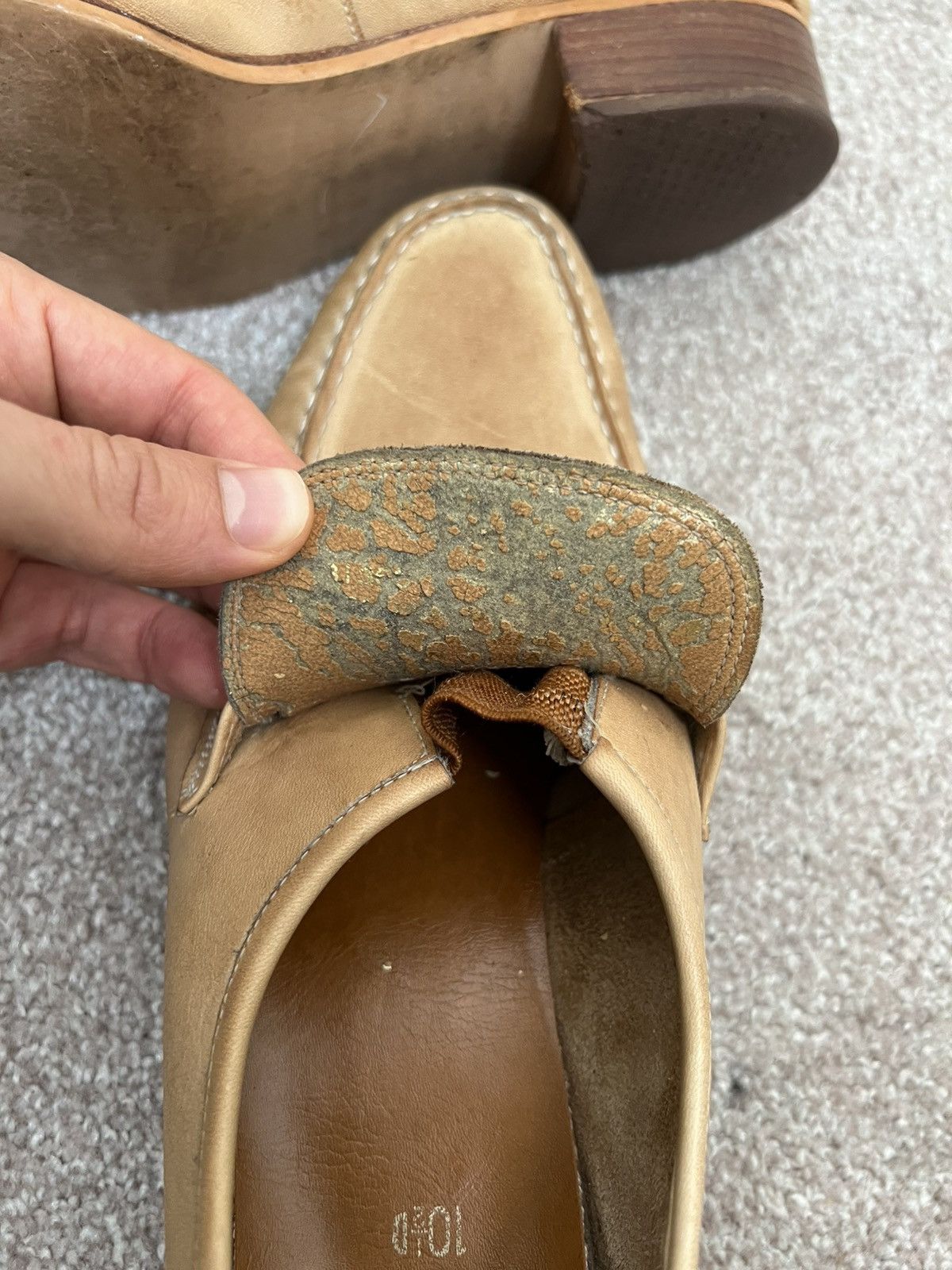 Vintage 70s Kinney Western Loafers Size US 10.5 / EU 43-44 - 7 Thumbnail