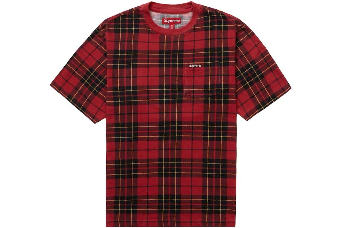 Supreme Supreme FW23 Plaid Tee Size US L / EU 52-54 / 3 - 1 Thumbnail