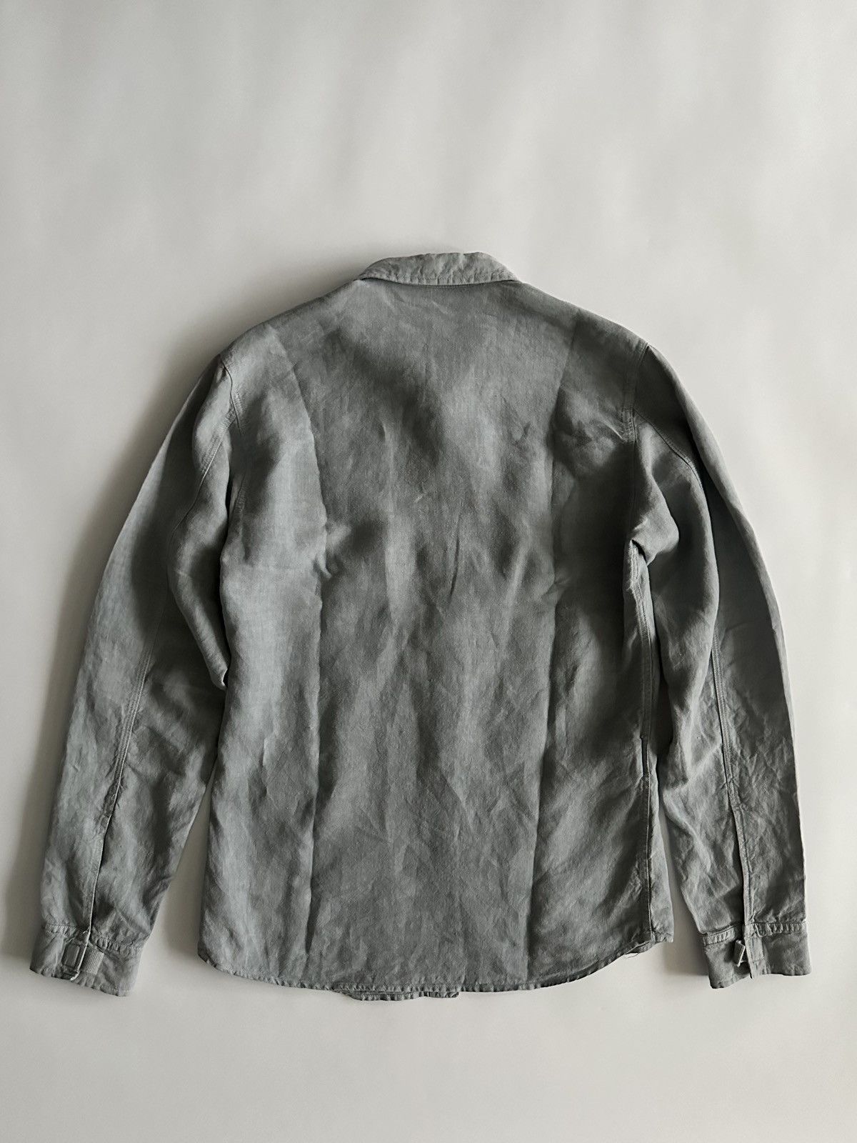 Emporio Armani Emporio Armani 90’s Velcro Linen Shirt Size US S / EU 44-46 / 1 - 5 Thumbnail