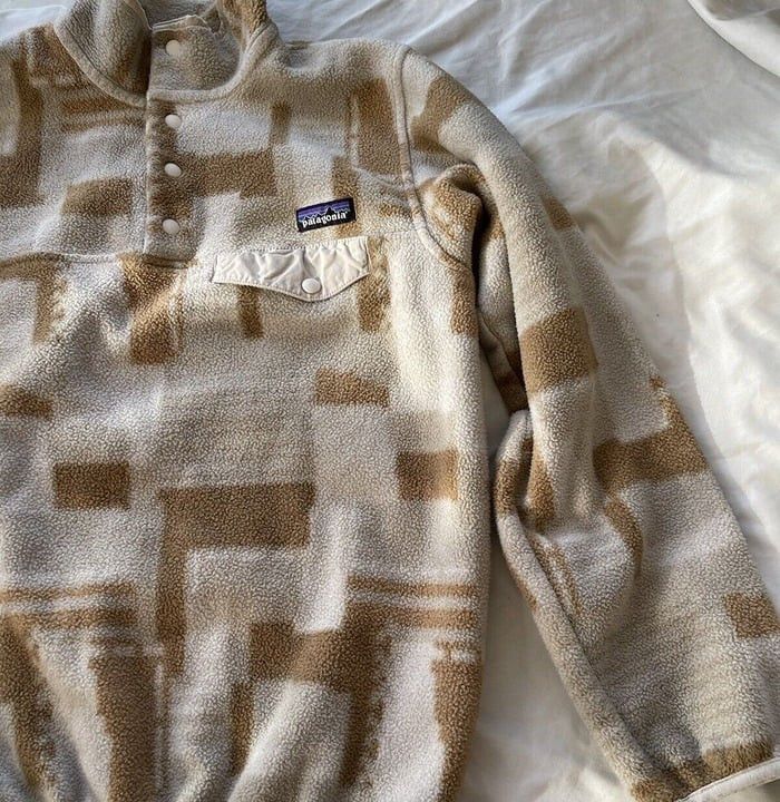 Patagonia × Vintage Patagonia Synchilla Snap Fleece Pullover Women's Geometric Size M / US 6-8 / IT 42-44 - 2 Thumbnail