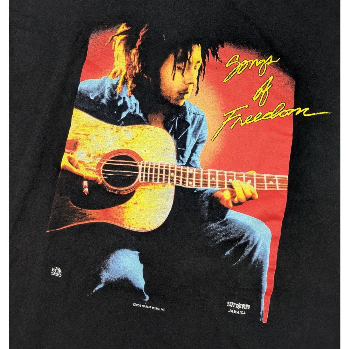 Vintage Vintage Bob Marley Songs of Freedom t-shirt Size US XL / EU 56 / 4 - 2 Thumbnail