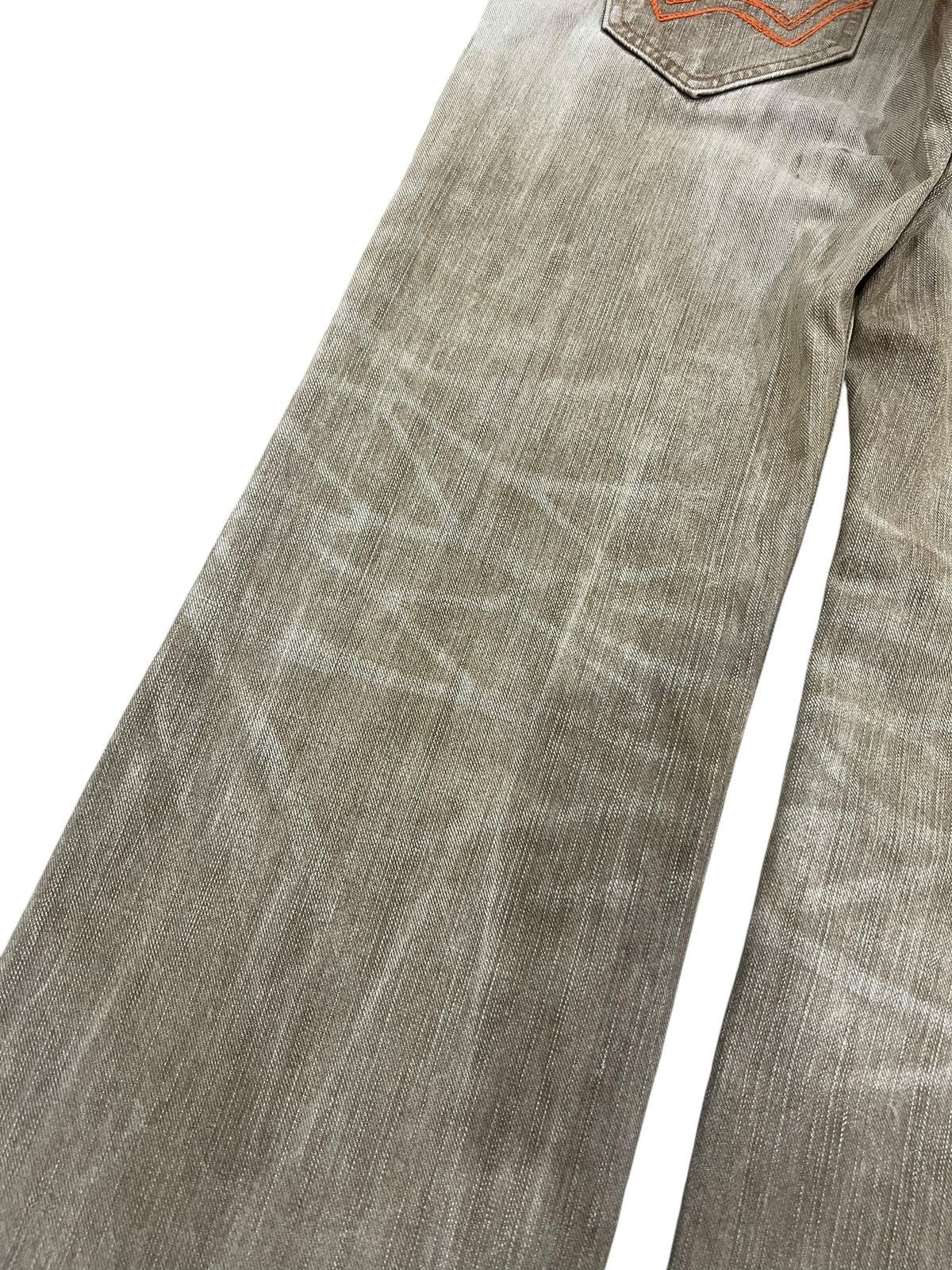 Edwin 💥Flare💥Vintage Edwin Exclusive Design Brown Faded Denim Jean Size US 32 / EU 48 - 13 Thumbnail