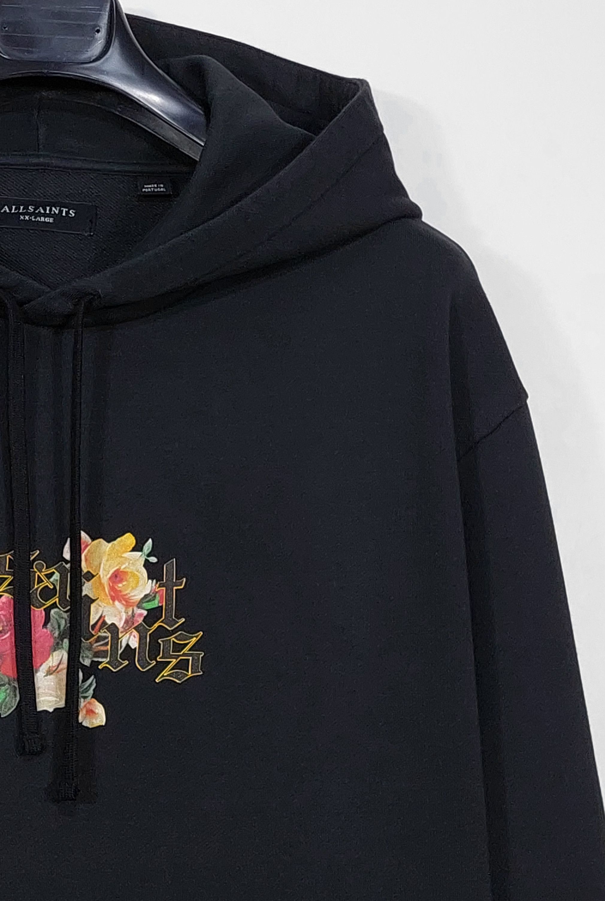 Allsaints bounty print hoodie - black XXL Size US XXL / EU 58 / 5 - 6 Thumbnail