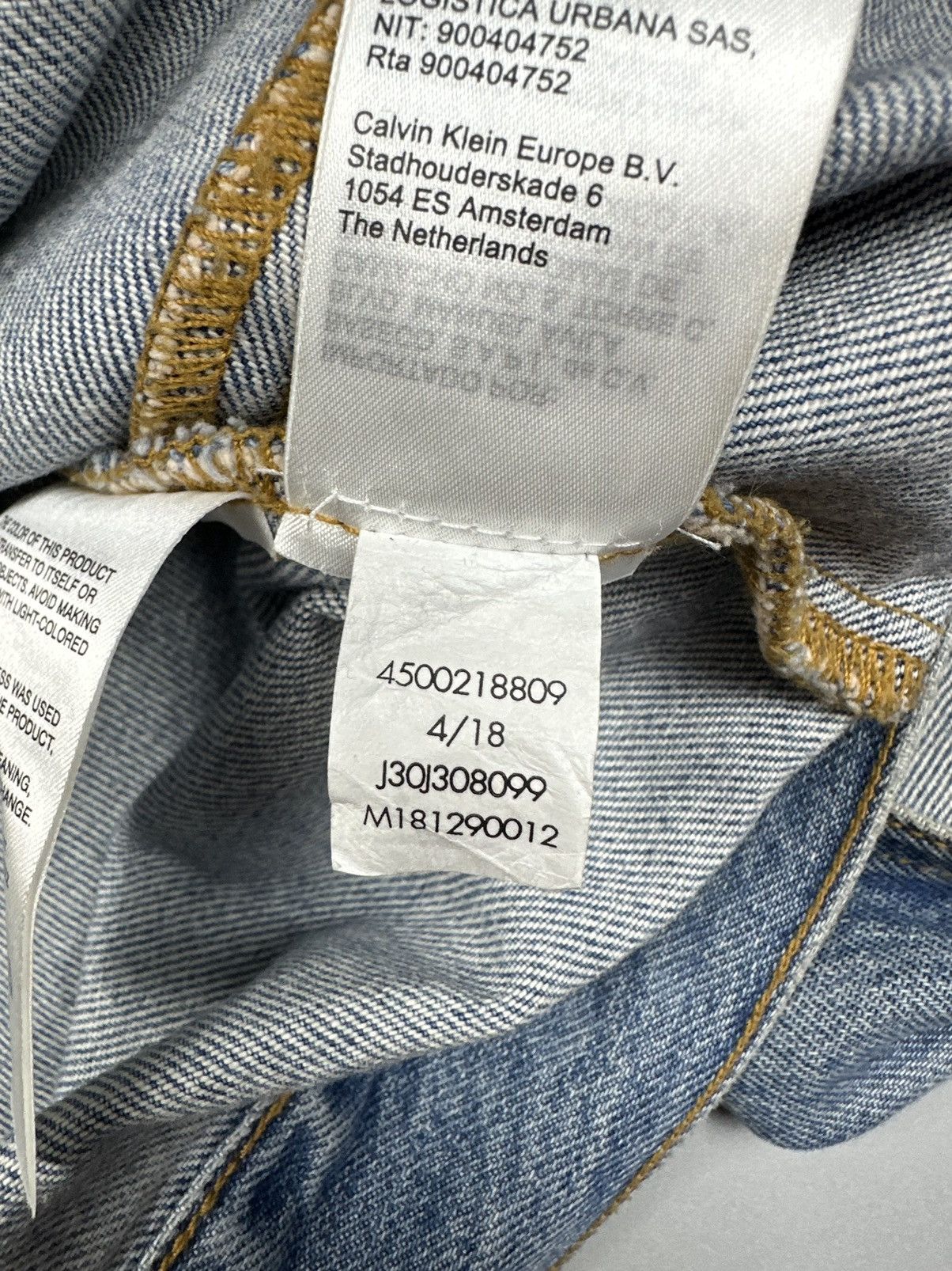 Calvin Klein Calvin Klein Denim Jean Jaket Big Back Logo Size US M / EU 48-50 / 2 - 7 Thumbnail