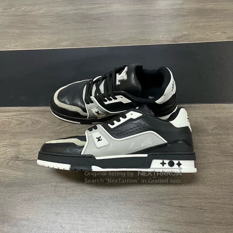 Louis Vuitton Louis Vuitton Modified black ash cement shoes Size US 7 / EU 40 - 3 Thumbnail