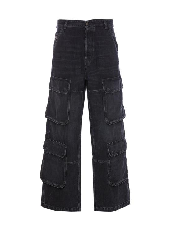 Diesel DIESEL Men Denim Pants A15766 007Z902 Black Size US 34 / EU 50 - 1 Thumbnail