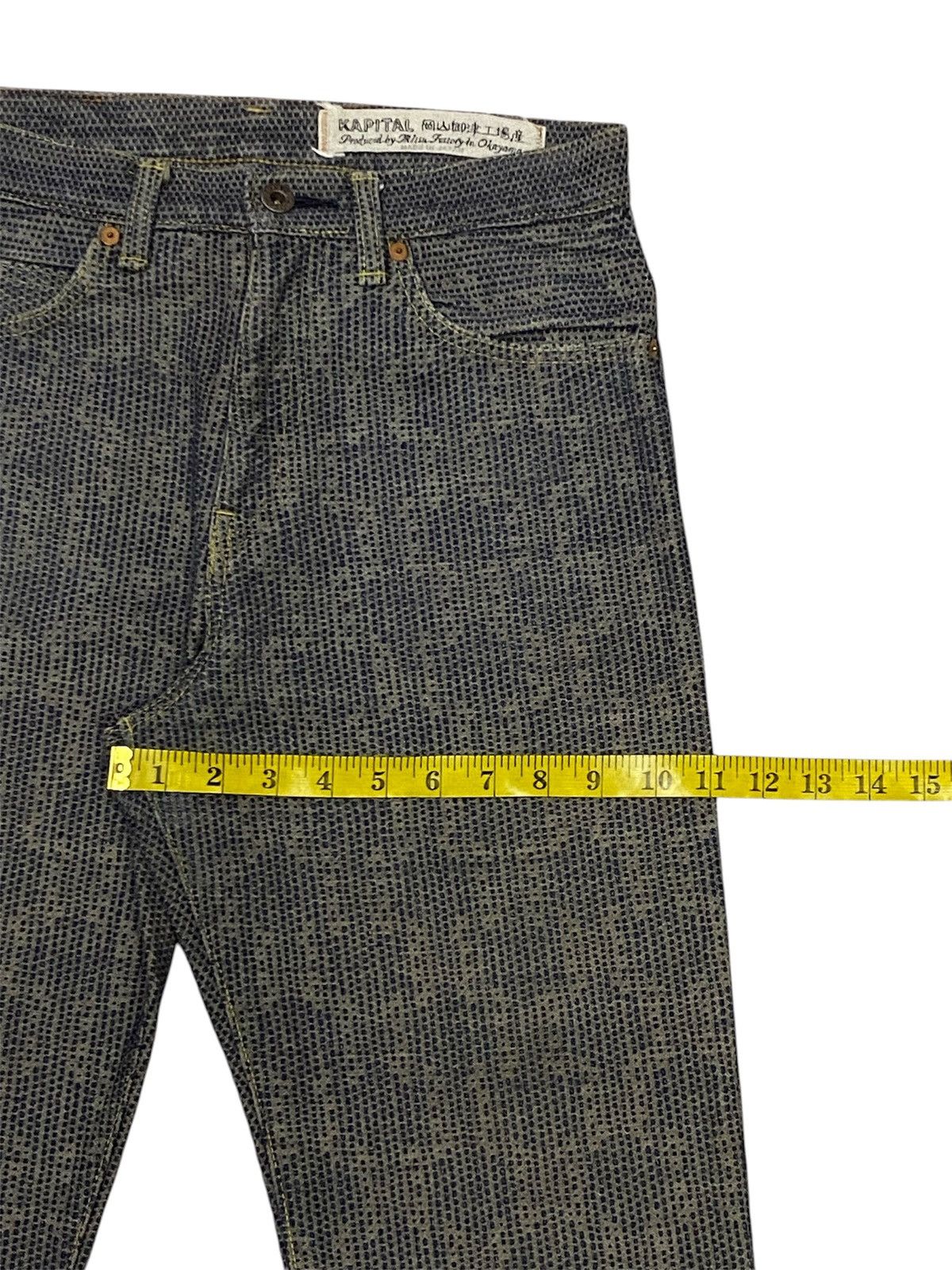 Kapital Kapital Century Monkey Cisco ( Sashiko ) Denim Pants Size US 30 / EU 46 - 20 Thumbnail