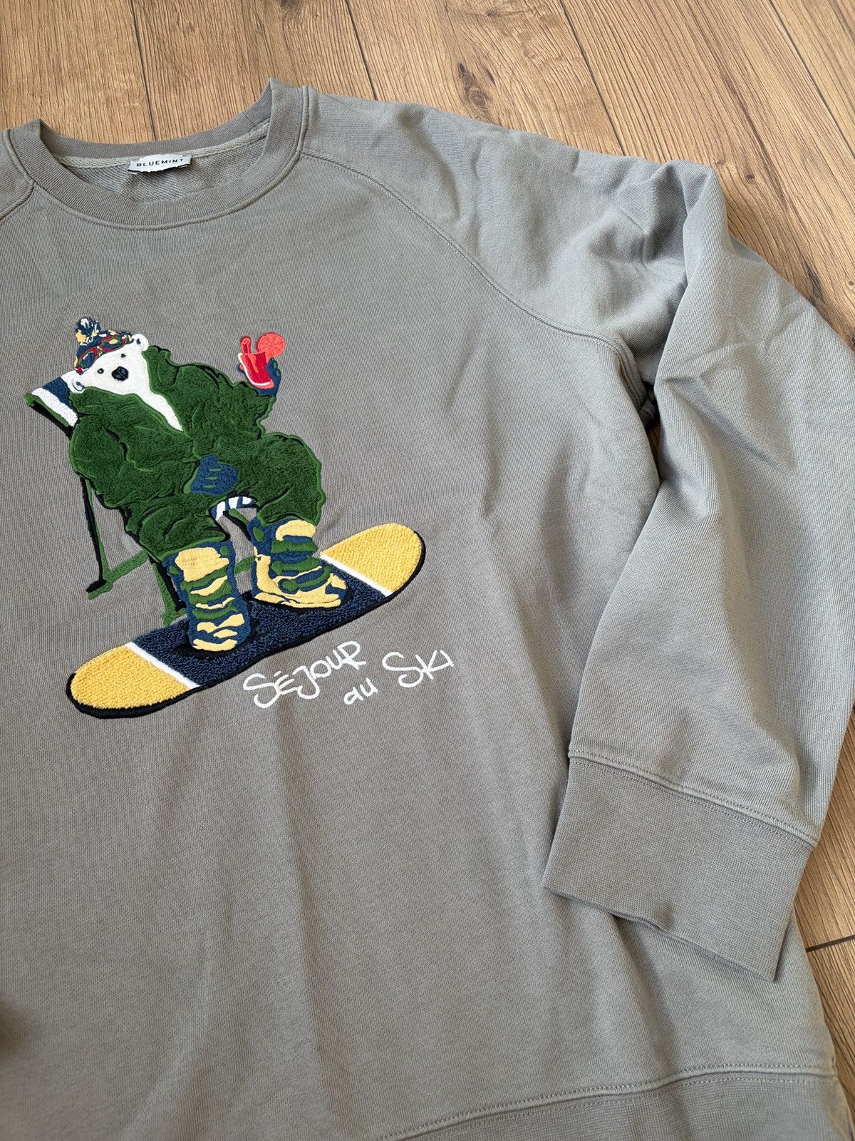 Vision Streetwear Blue Mint Raphael Bear Ski Sweatshirt Size US L / EU 52-54 / 3 - 7 Thumbnail