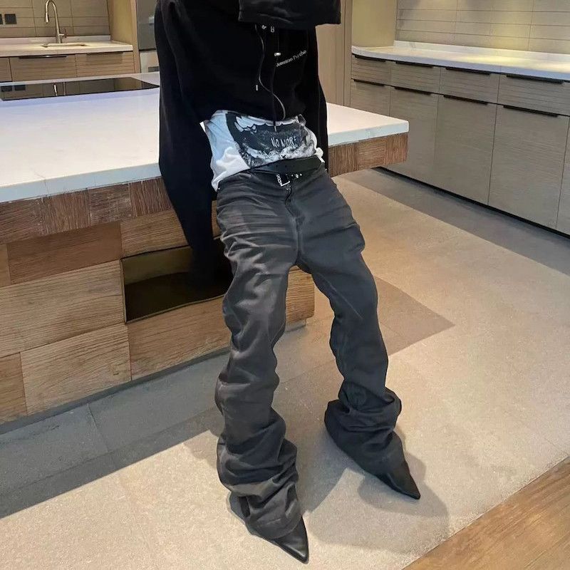 Jean × Vintage High street washed gray bootcut Size US 33 - 2 Thumbnail