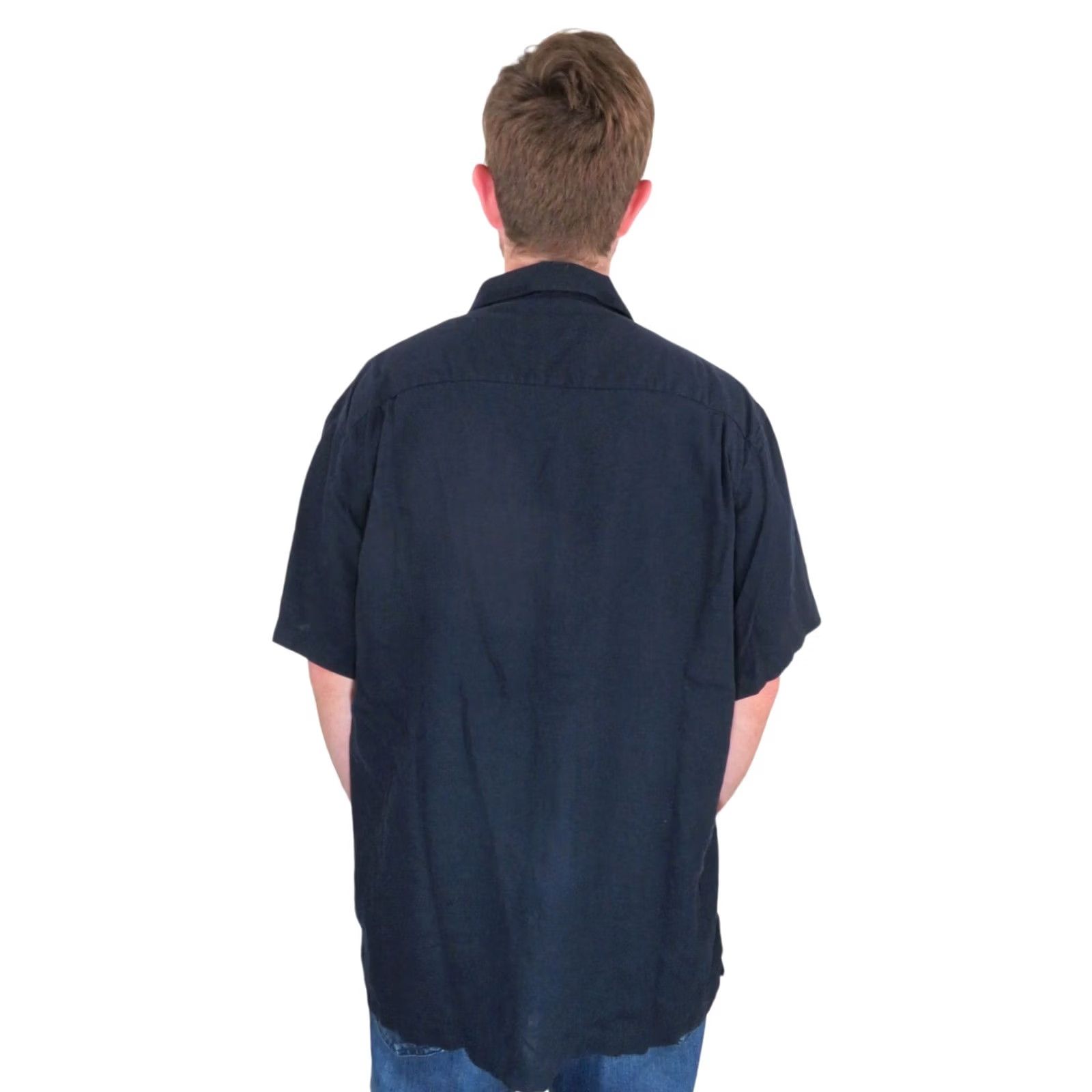 Haggar VINTAGE Cubavera Linen Cuba Cigar Camp Guayabera Shirt Mens Sz XL Bowling Disco Size US XL / EU 56 / 4 - 2 Thumbnail