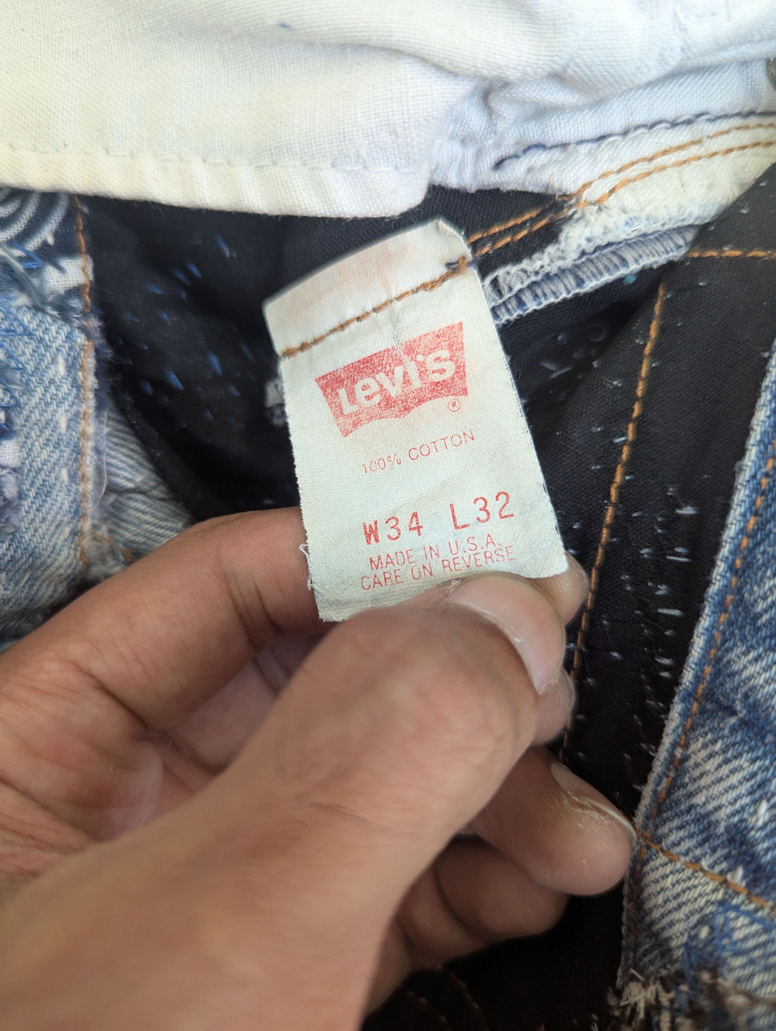 Levi's VintageVintage Levis 501 Inspired Proleta Re Art Custom Made Size US 31 - 10 Thumbnail