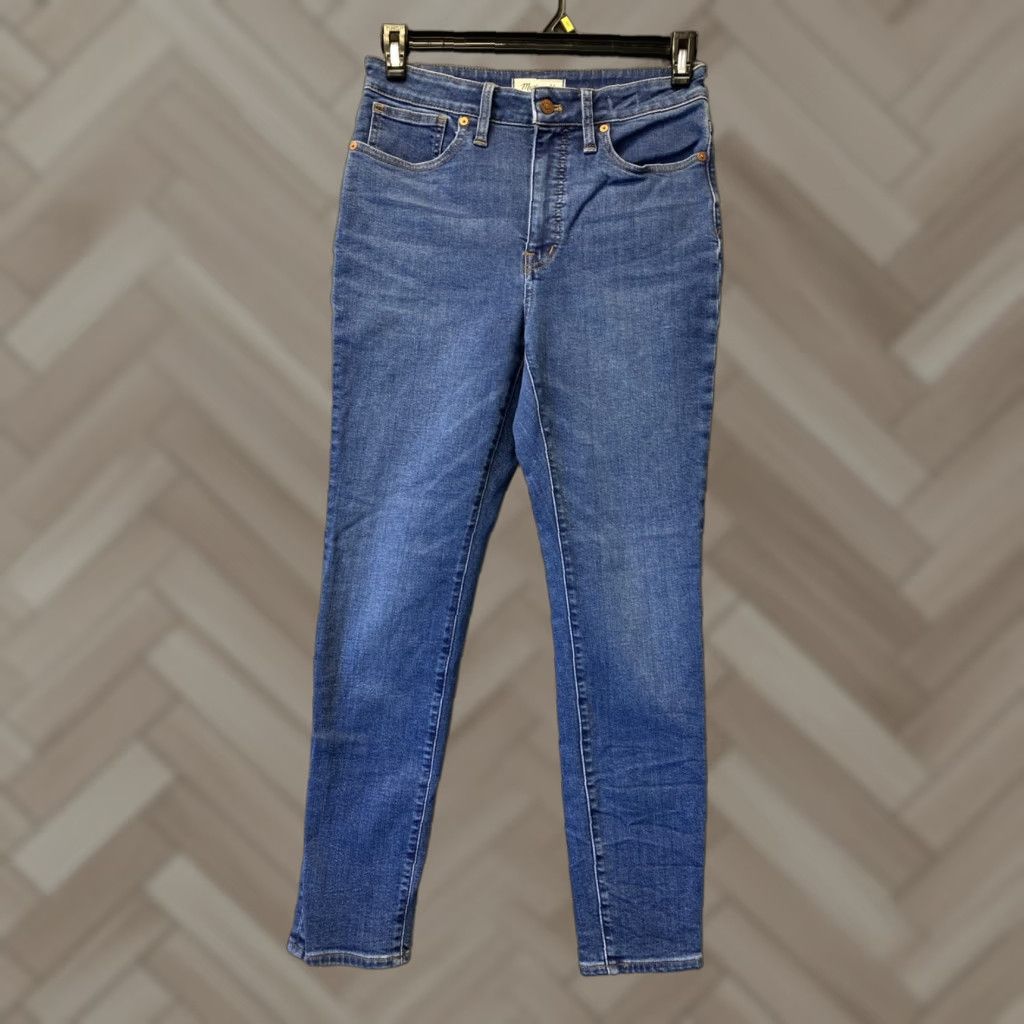 Madewell Madewell Jeans Size 27 Medium Wash High Rise Skinny Girlfriend Blue Womens Size 29" - 1 Thumbnail