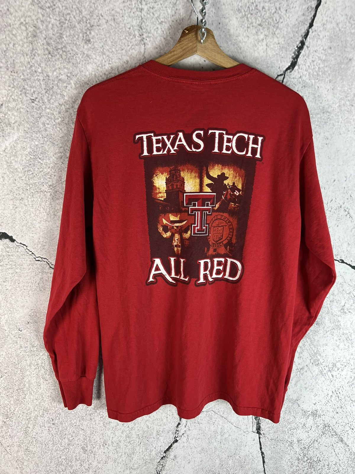 NCAA × Tultex × Vintage Vintage Texas Tech University Red Raiders Sweatshirt Size US M / EU 48-50 / 2 - 1 Thumbnail
