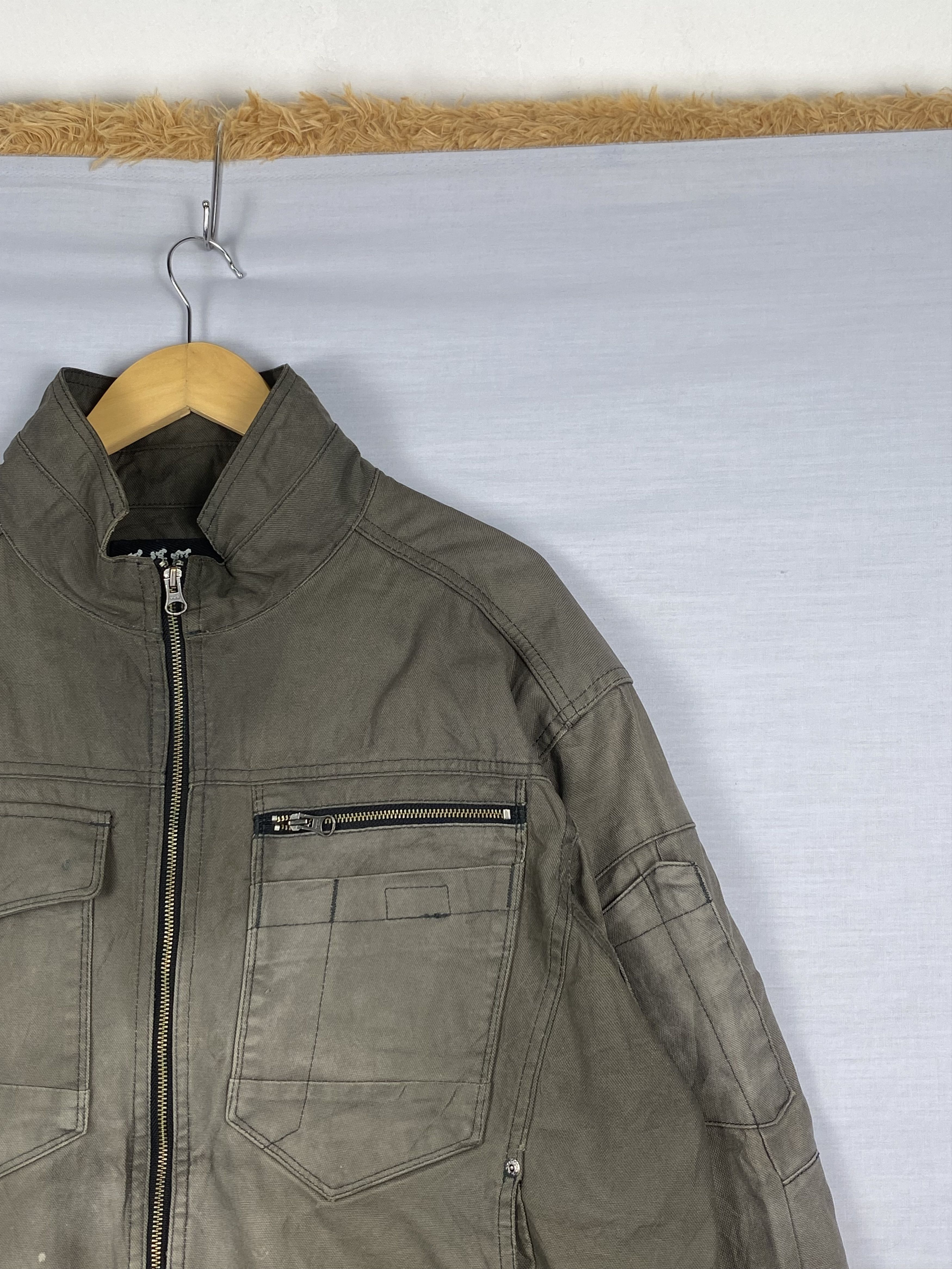 Japanese Brand Vintage Japanese Brand Multi Pocket Faded Canvas Jacket Size US L / EU 52-54 / 3 - 2 Thumbnail