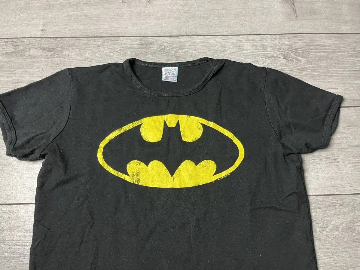 DC Comics Batman T-shirt box logo vintage size Large fact Size US L / EU 52-54 / 3 - 3 Thumbnail
